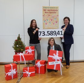 Stadtsparkasse Augsburg erhöht Verdoppelungsbudget HAUS DER STFITER